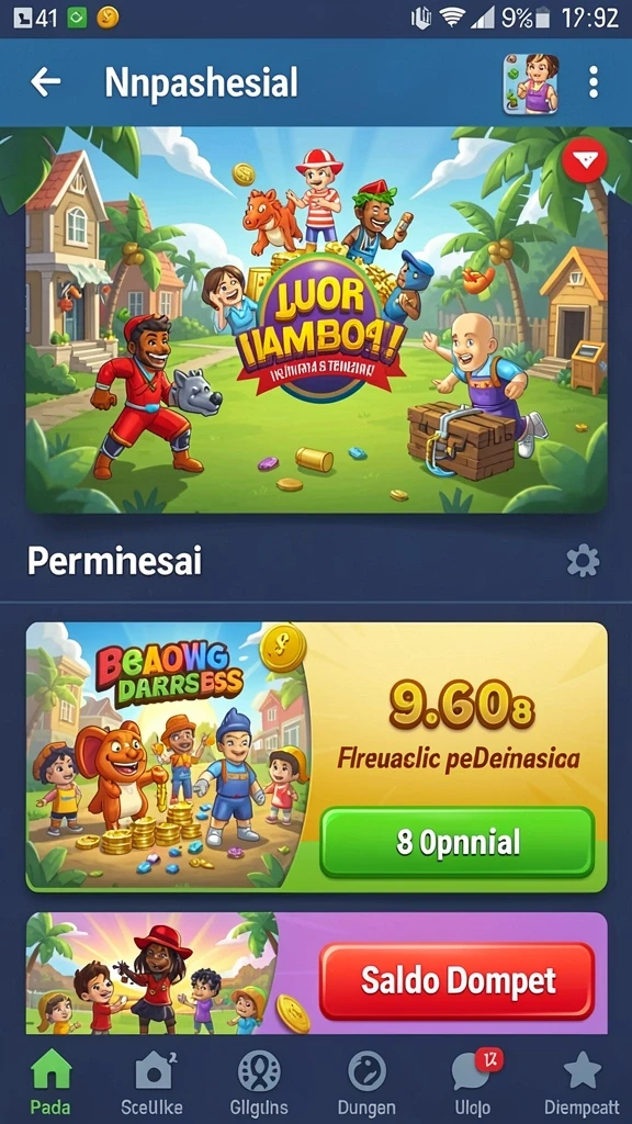 567luck - Tampilan antarmuka yang menarik dan mudah dimengerti.