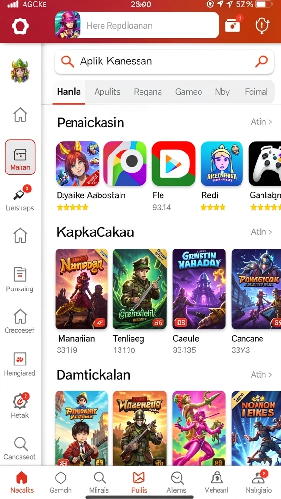 8364 - Tampilan awal permainan yang menarik.