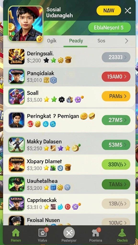 cocol88 - Karakter unik yang dapat dikustomisasi sesuai keinginan pengguna.