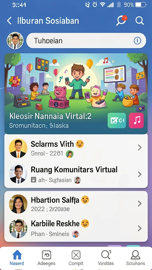 lunatogel - Tampilan antarmuka yang modern dan menarik.