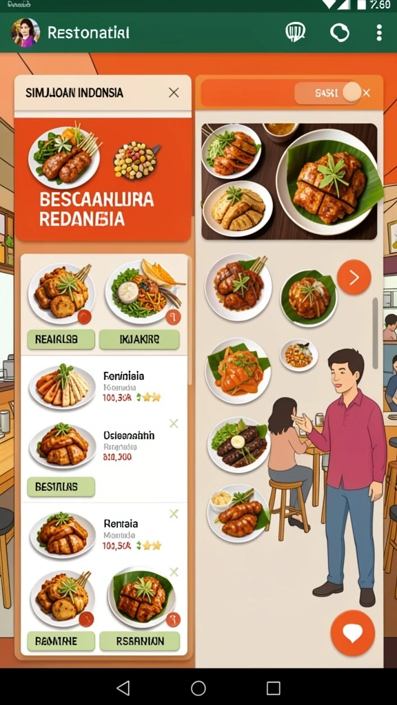 rajacuan - Tampilan awal aplikasi dengan desain yang menarik.